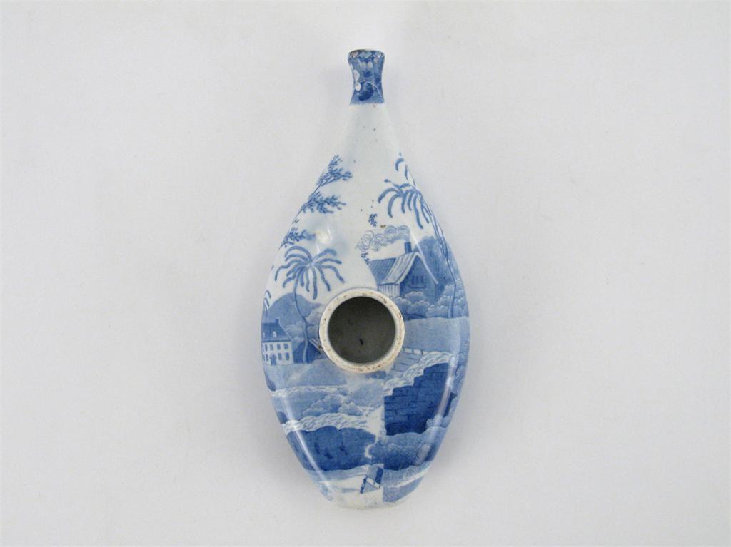 Appraisal: A Spode blue and white feeding bottle