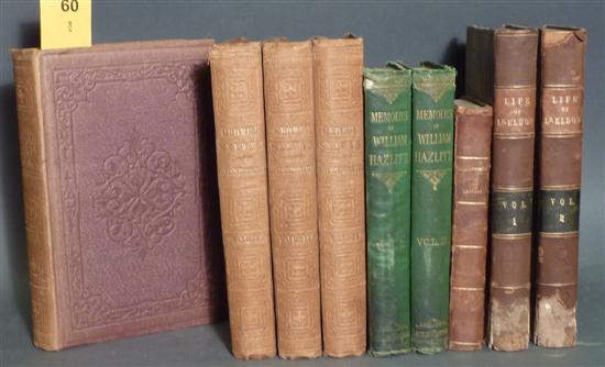 Appraisal: British Notables Titles Vols previously owned by William Fanning Wickham