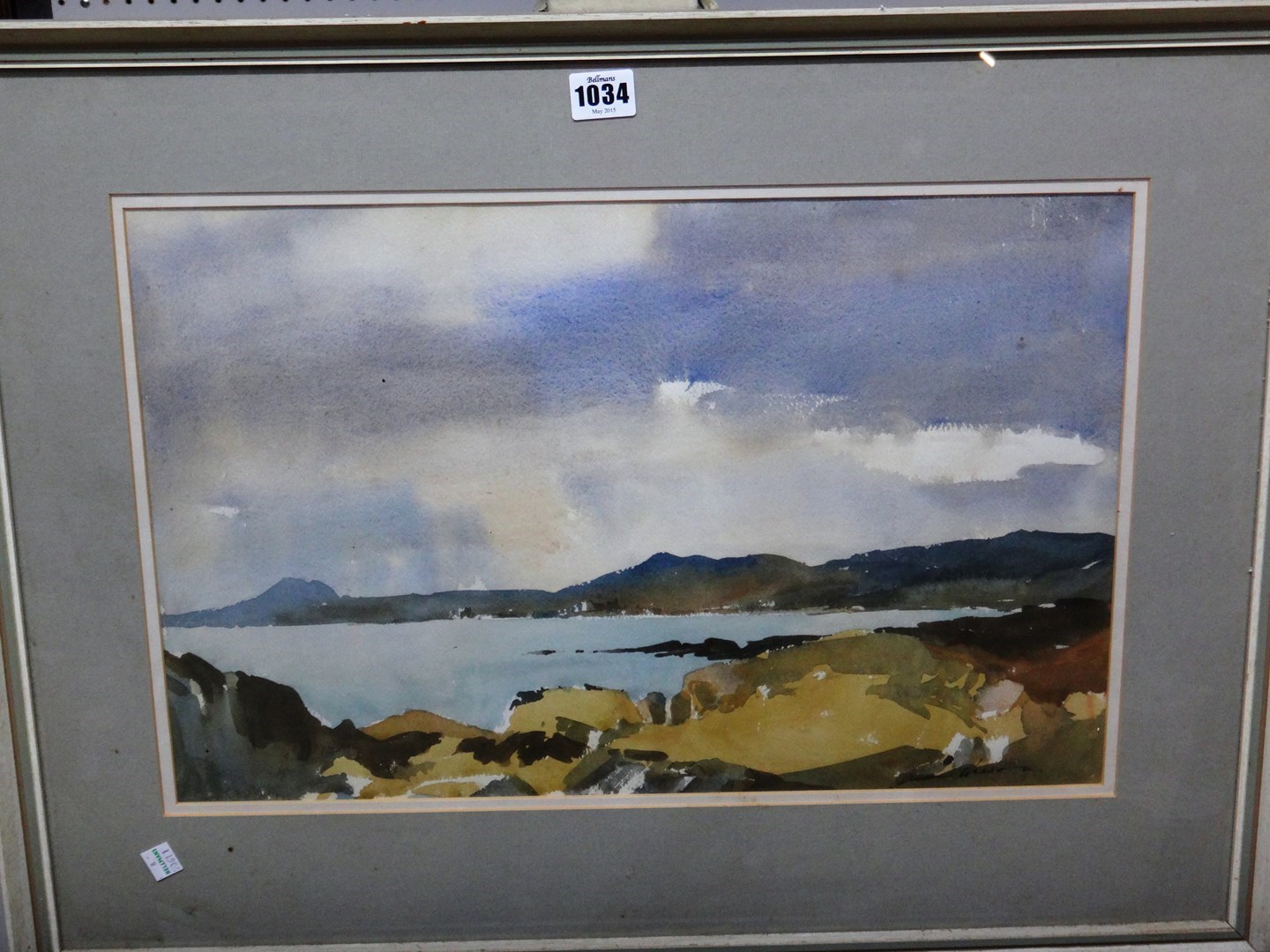 Appraisal: Edward Wesson - Bay of Arisaig watercolour signed cm x