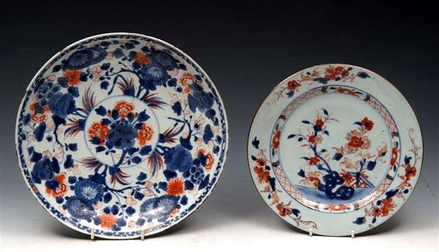 Appraisal: AN TH CENTURY CHINESE IMARI PLATE with tree flower and