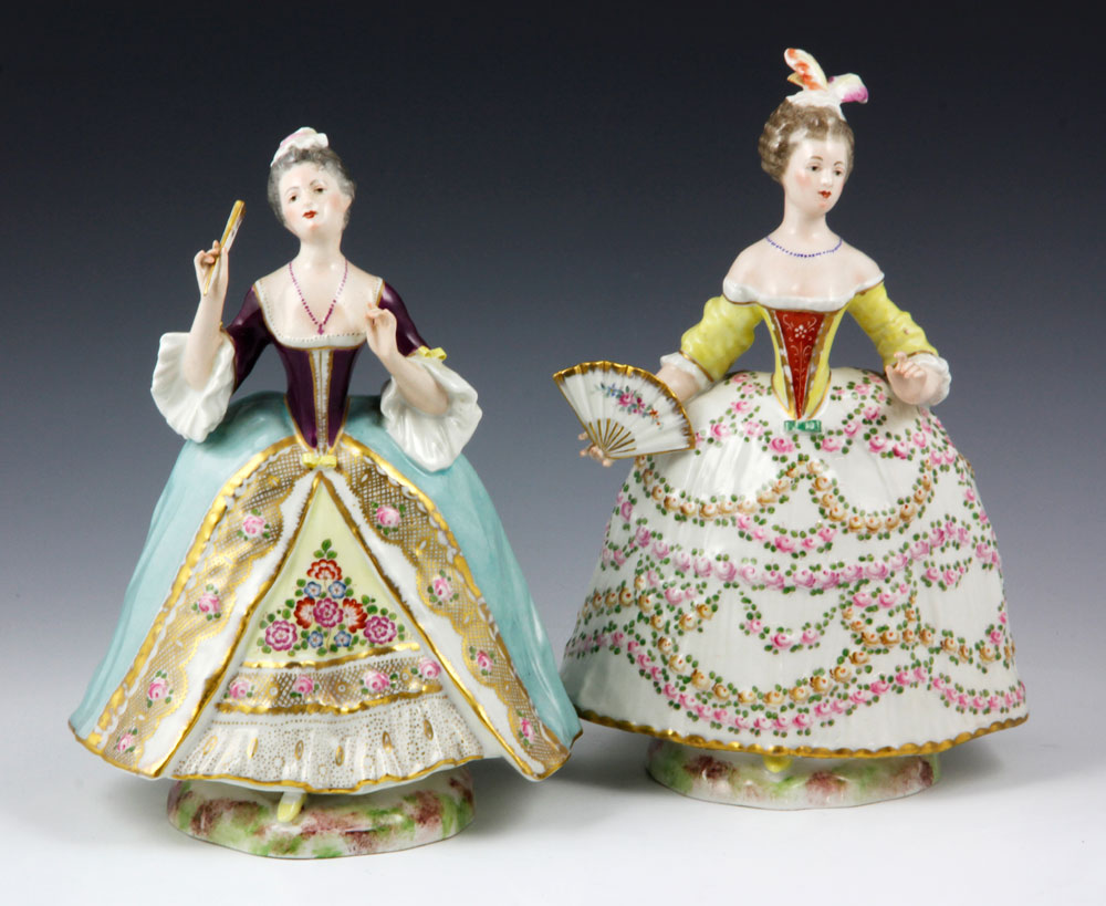 Appraisal: - Lot of th C French Porcelain Figures Lot of