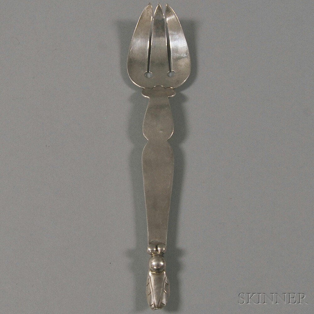 Appraisal: Sanborns Mexican Sterling Silver Serving Fork for meat or salad