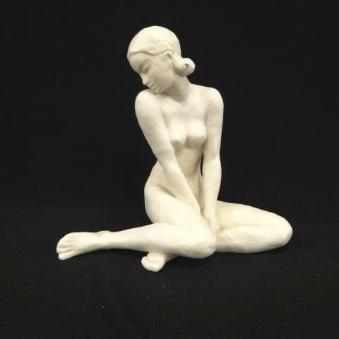 Appraisal: Rosenthal Porcelain Figurine of a Seated Nude excellent