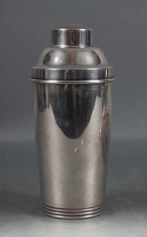 Appraisal: American Art Deco sterling silver cocktail shaker S Kirk Son