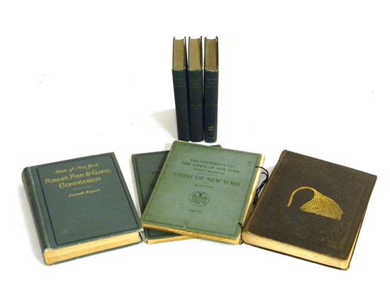 Appraisal: BOOKS seven pieces New York- Natural History Emmons ''Natural History