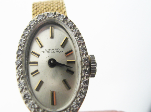 Appraisal: A Girard Perregaux Ladies Wristwatch having a K marked white