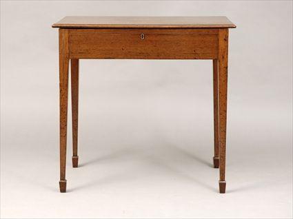 Appraisal: George III Inlaid Mahogany Architect's Table x x in