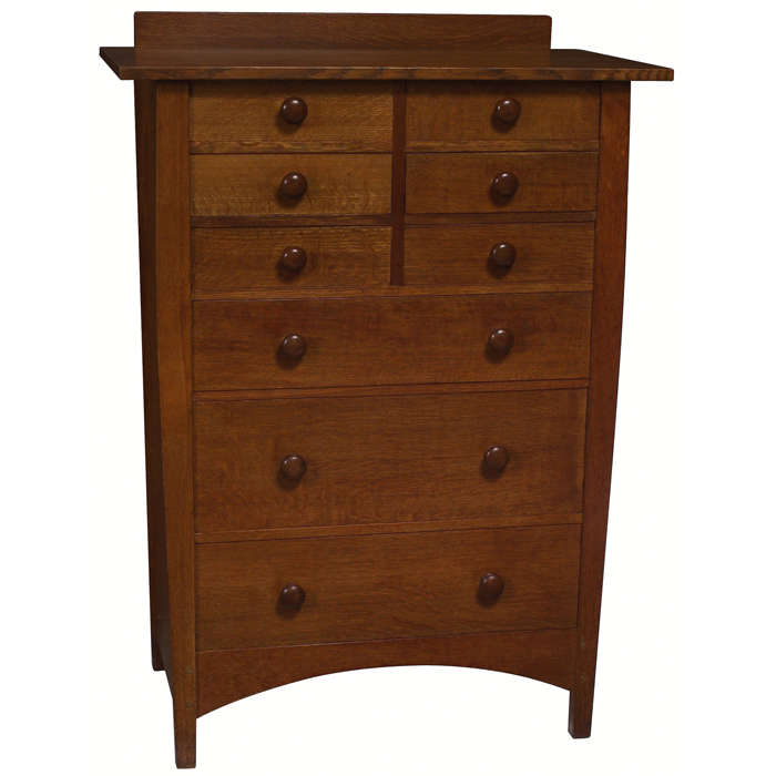 Appraisal: Good Gustav Stickley chest of drawers