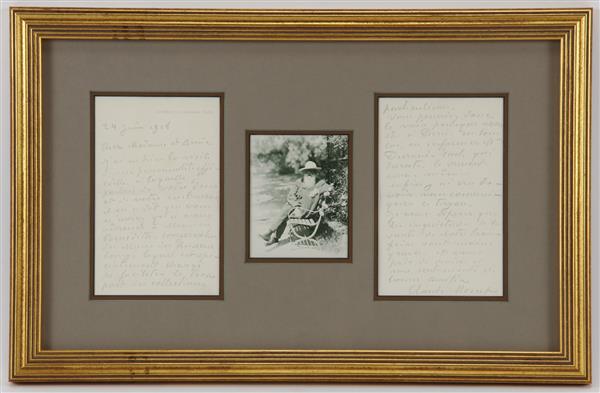 Appraisal: Autographed Letter Signed by Claude Monet two full pages June