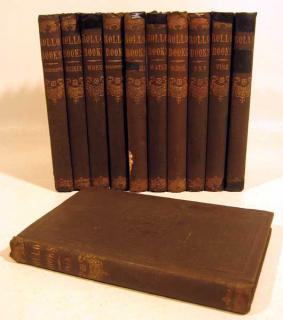 Appraisal: V Illustrated ANTIQUE ROLLO VOLUMES c Travels Talk School Work