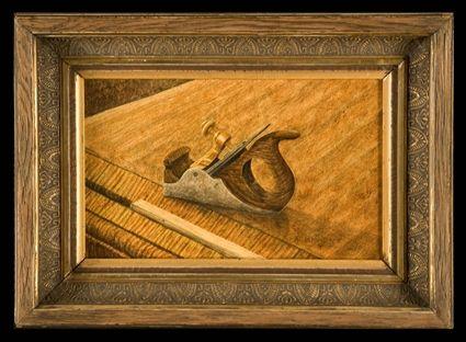 Appraisal: ARMAND LAMONTAGNE b STILL LIFE WITH PLANE Oil on masonite