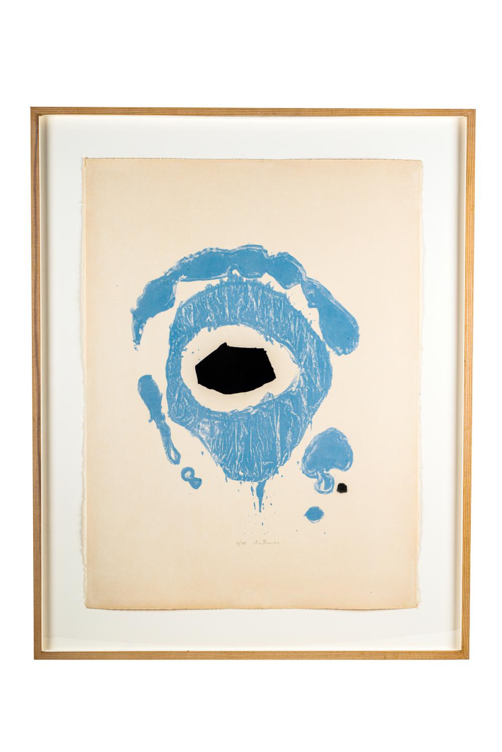 Appraisal: ROBERT MOTHERWELL - UNTITLED lithograph on paper signed and numbered