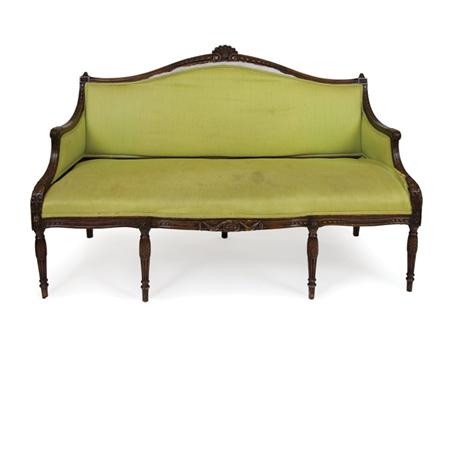 Appraisal: George III Stained Beechwood Settee Estimate -