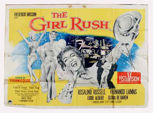 Appraisal: THE GIRL RUSH Paramount comedy starring Rosalind Russell British quad