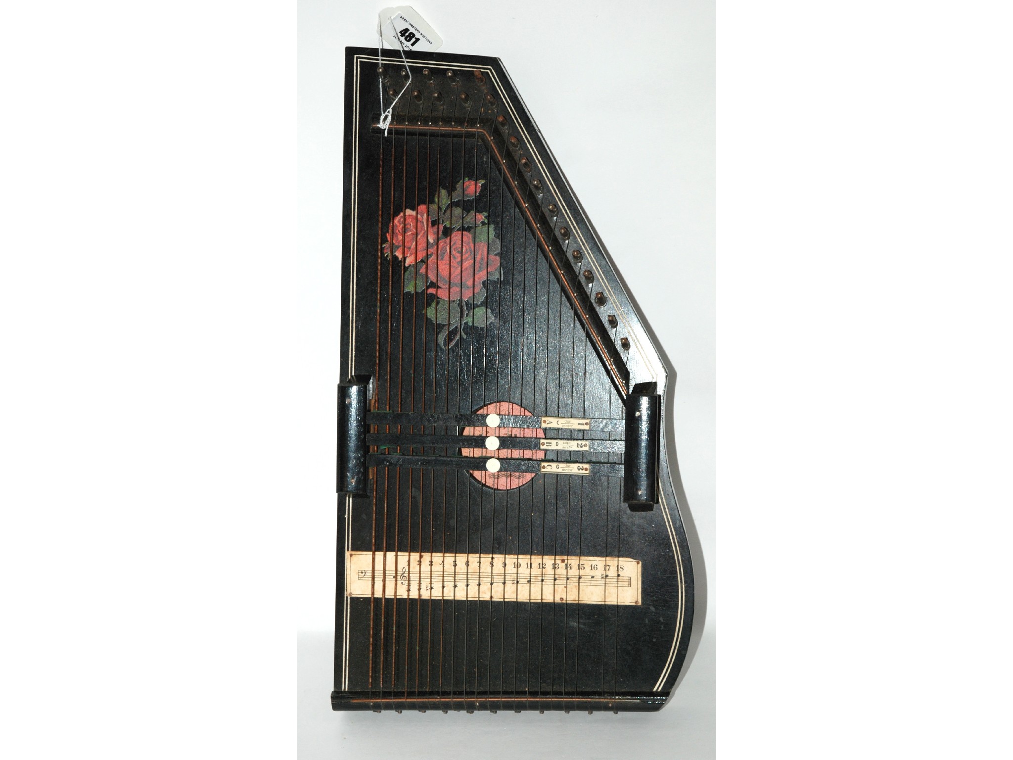 Appraisal: A West German made autoharp in box