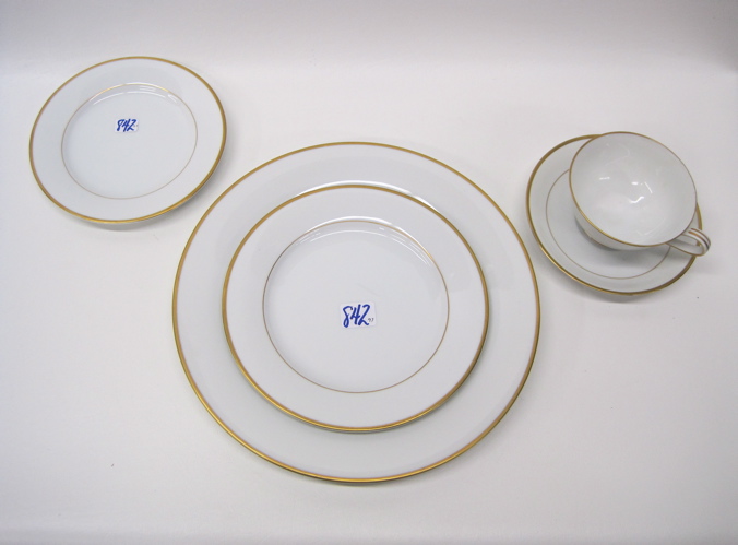 Appraisal: NINETY-SEVEN PIECE NORITAKE CHINA SET in the Guilford pattern comprised