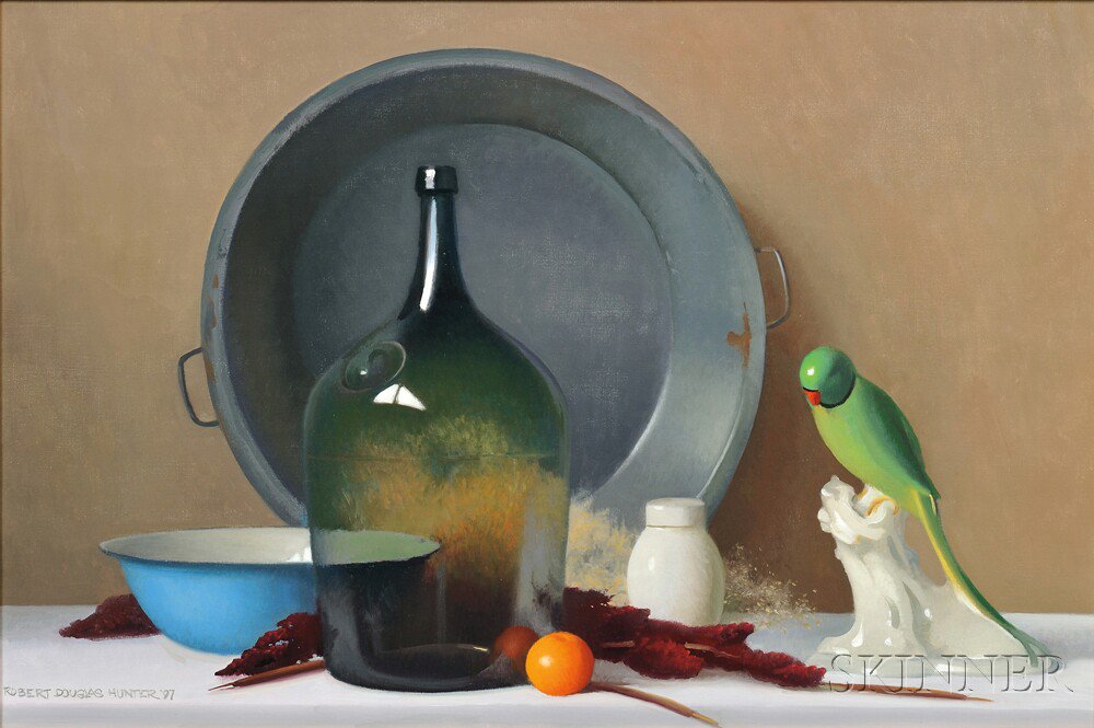 Appraisal: Robert Douglas Hunter American - Still Life Arrangement with a