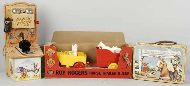 Appraisal: Lot of Western Theme Toys Description American Includes one Roy