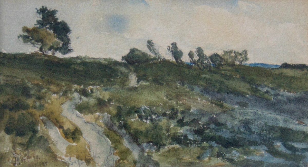 Appraisal: Thomas Collier - Landscape watercolour signed cm x cm