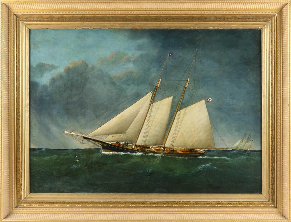 Appraisal: WILLIAM GAY YORKE NEW YORK CANADA ENGLAND -C SCHOONER YACHT