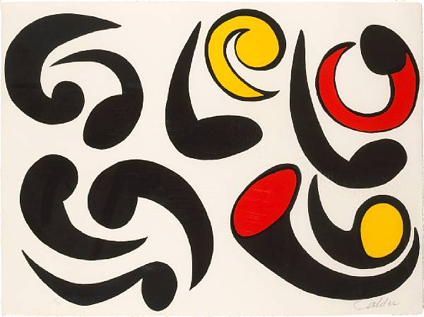 Appraisal: Alexander Calder American - Autre Tetards Lithograph printed in colors