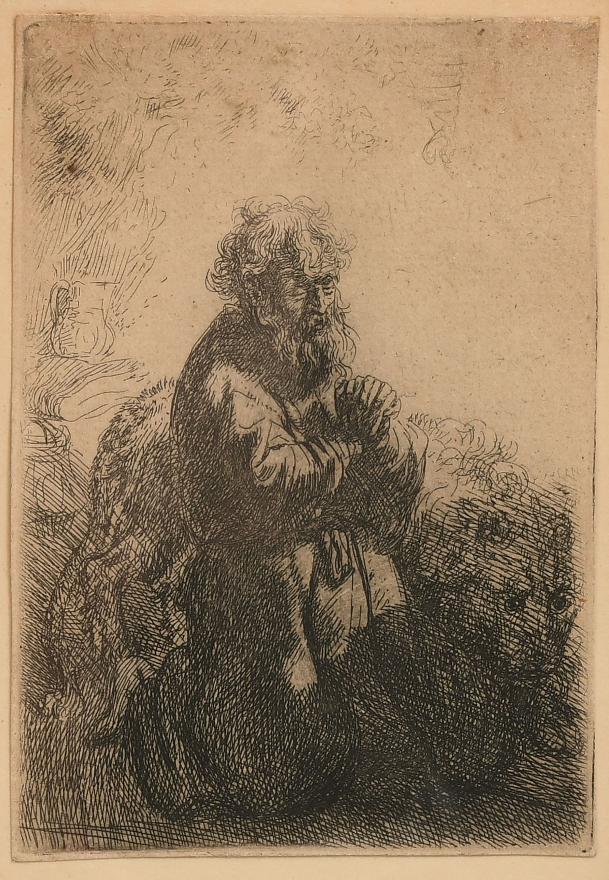 Appraisal: VAN RIJN Rembrandt Dutch - Saint Jerome Kneeling in Prayer