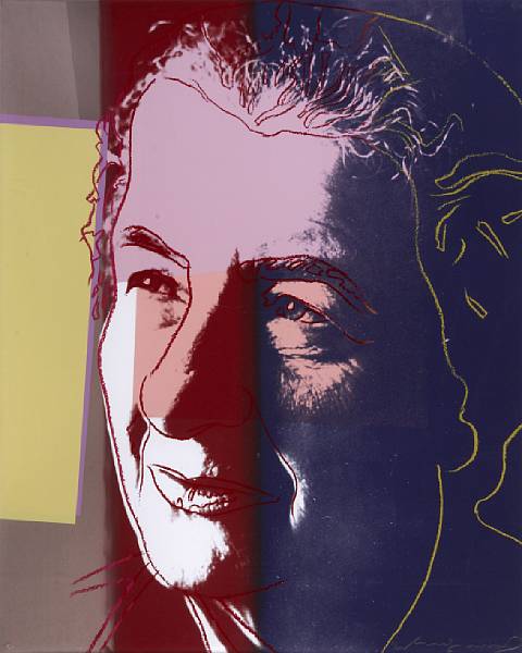 Appraisal: Andy Warhol American - Golda Meier from Ten Portraits of