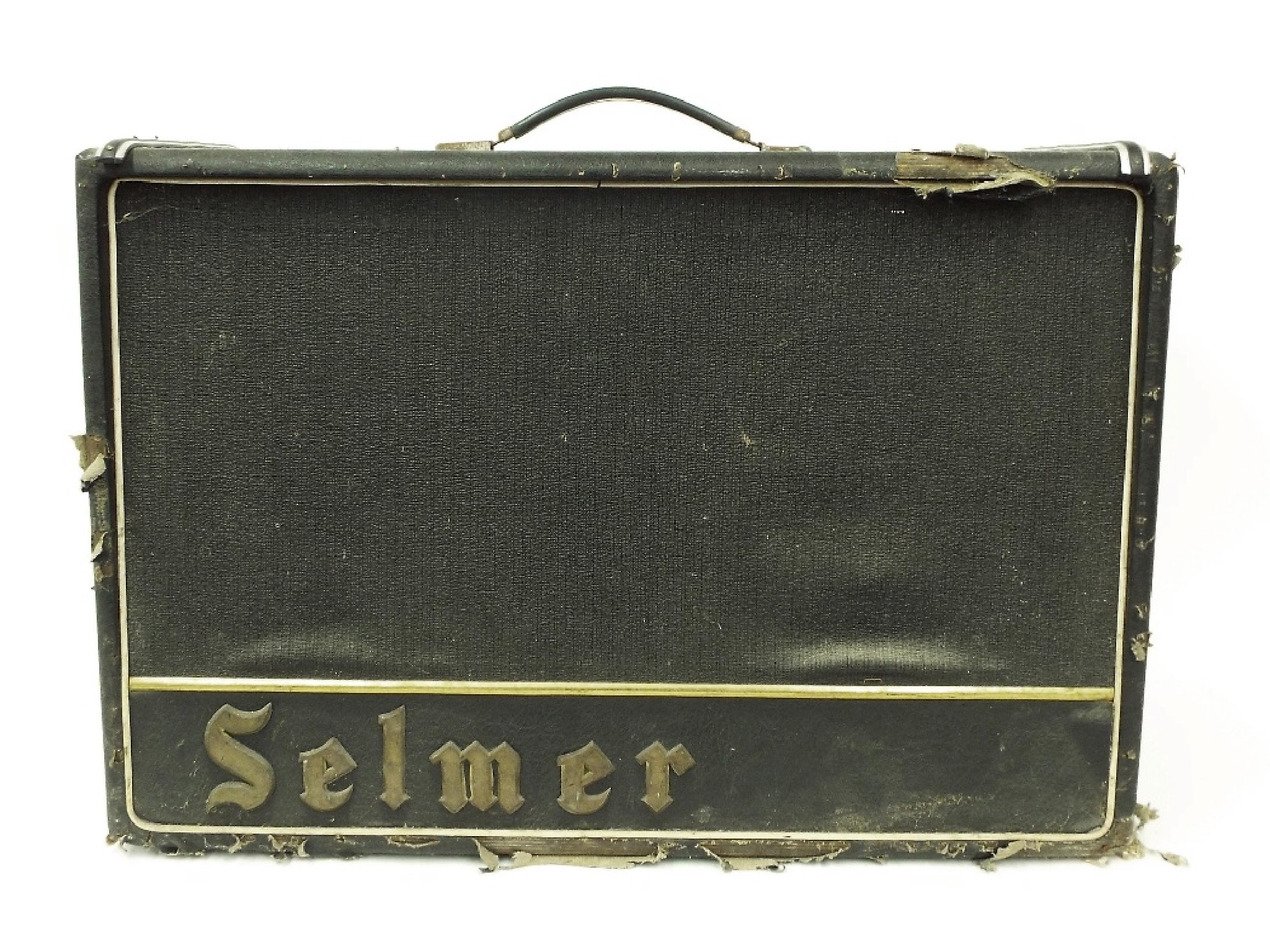 Appraisal: Vintage Selmer twin speaker guitar cabinet in need of restoration