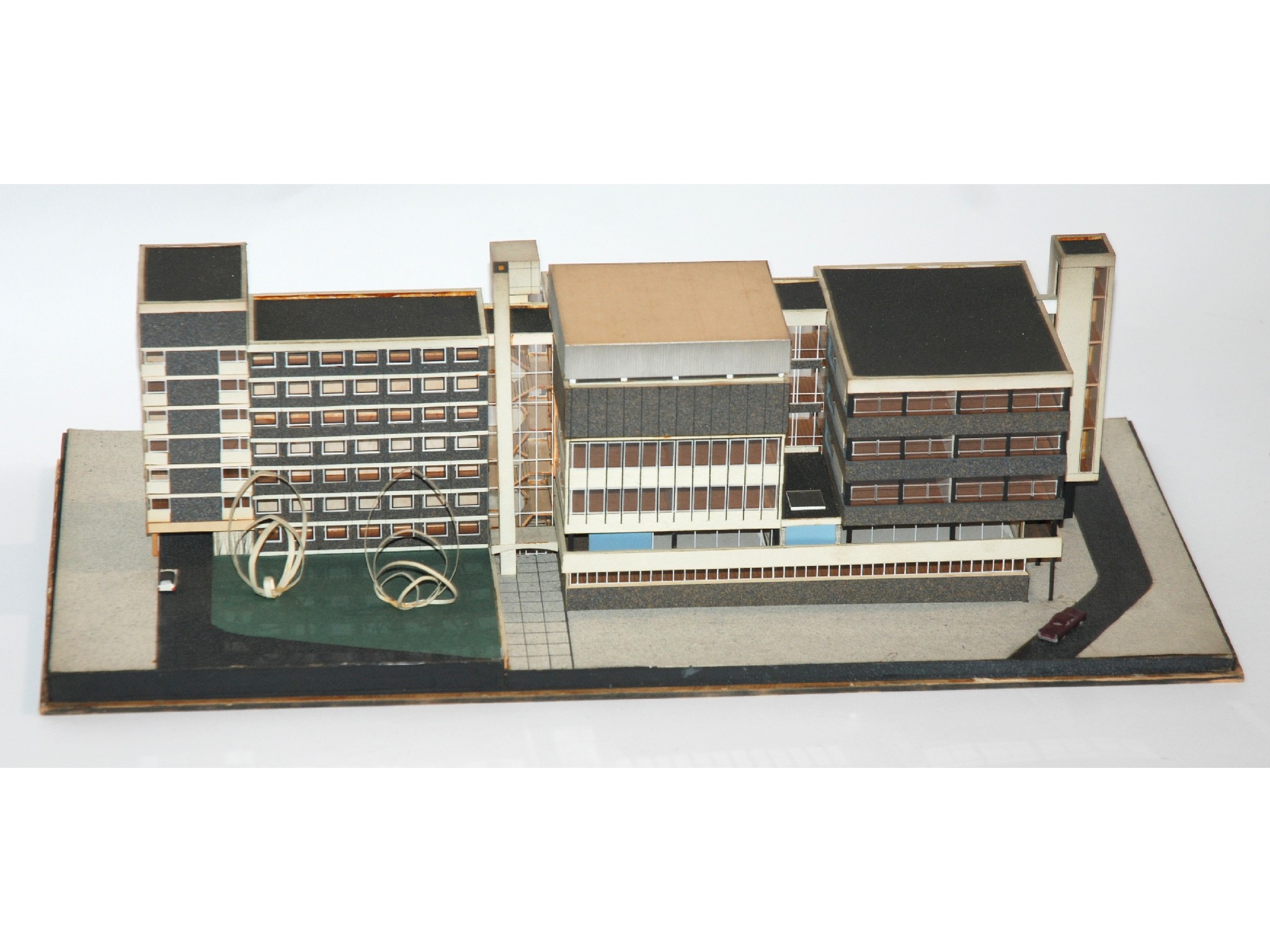 Appraisal: Two architectural models including The Adam Smith Building Glasgow University