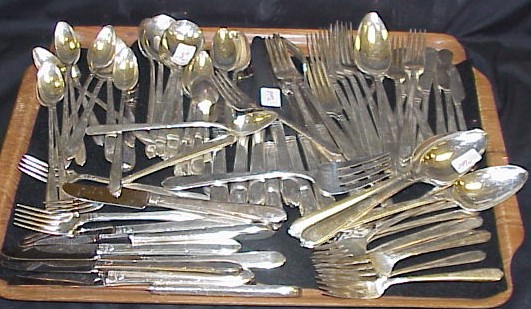 Appraisal: Community silverplate South Seas pattern flatware service for eight and