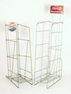 Appraisal: SODA RACKS - Two vintage - wire soda display racks