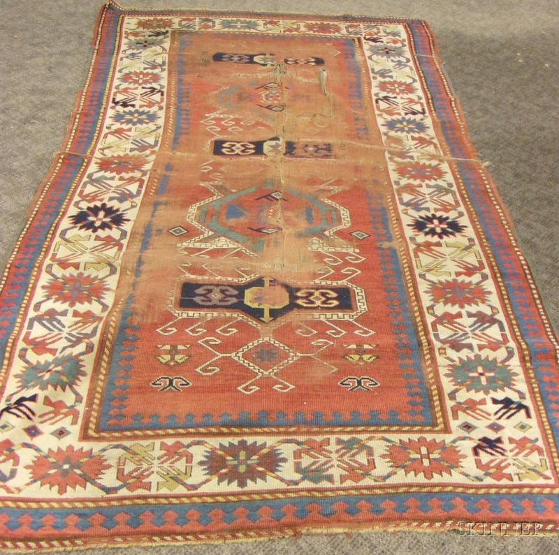 Appraisal: Kazak Rug Southwest Caucasus th century ft x ft in