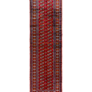 Appraisal: A Bokhara Wool Runner Second Half th Century feet inches