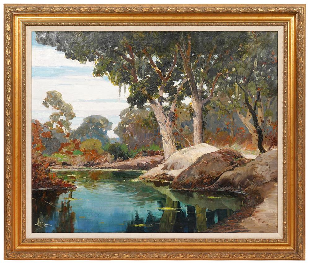 Appraisal: ANTHONY THIEME 'COQUINA SWAMP' OIL PAINTINGAnthony Thieme Netherlands - 'Coquina