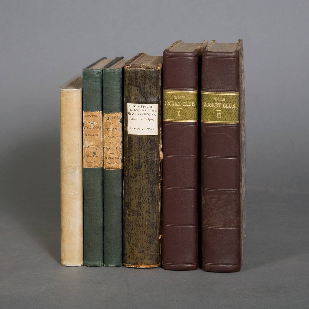 Appraisal: ANTIQUARIAN BOOKS Group of four volumes Comprising RALPH JAMES The