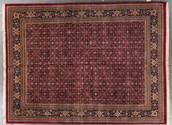 Appraisal: Indo-Bijar carpet India modern x Estimate -