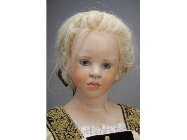 Appraisal: Hildegard Gunzel Russian Character Lara Doll Ca finely molded wax-over-porcelain