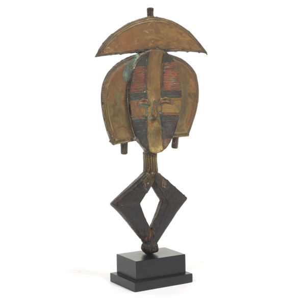 Appraisal: A KOTA GABON RELIQUARY FIGURE MBULU-NGULU x without stand overall