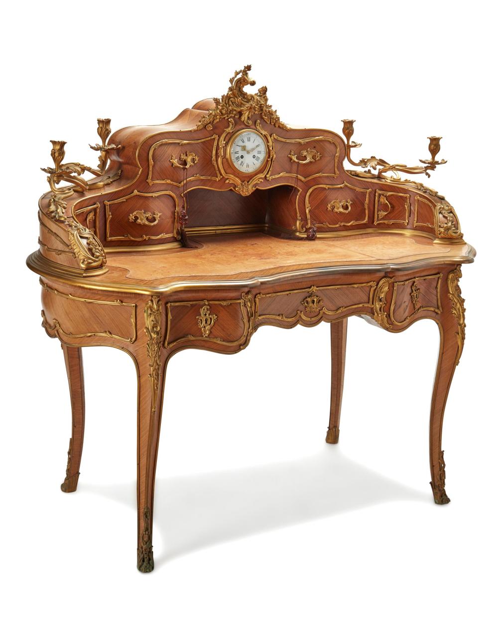 Appraisal: A French Louis XV-style writing desk Late th Early th