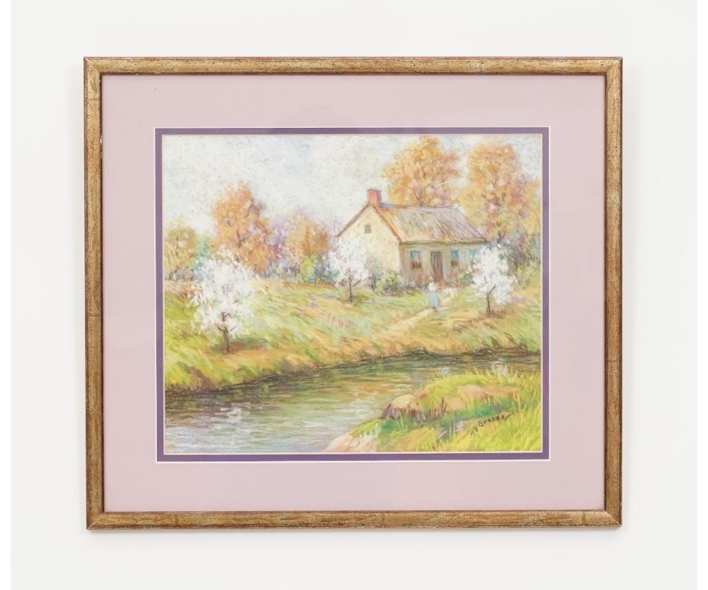 Appraisal: Albert Van Nesse Greene - PA framed and matted pastel