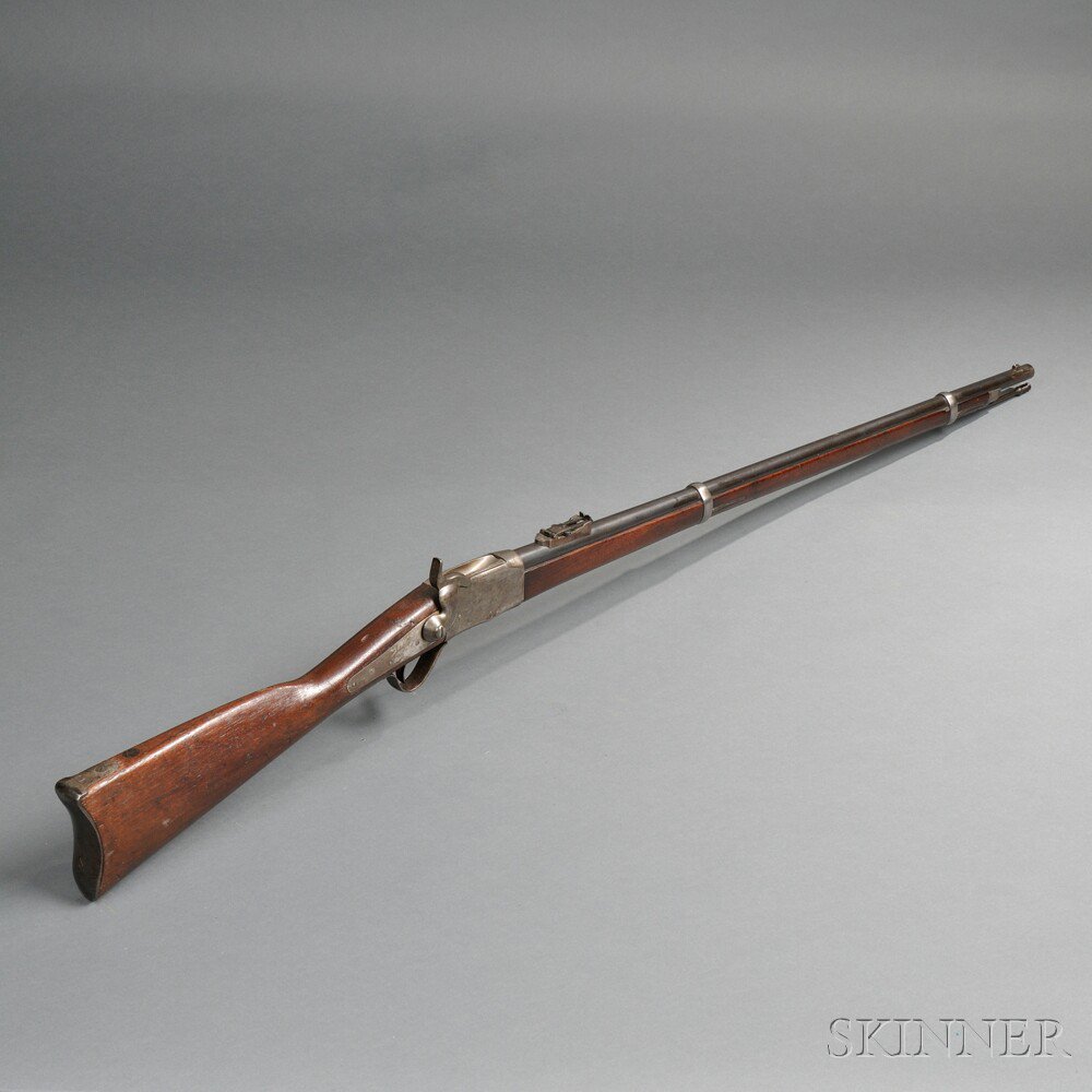 Appraisal: Massachusetts Contract Peabody Rifle c serial number walnut stock with