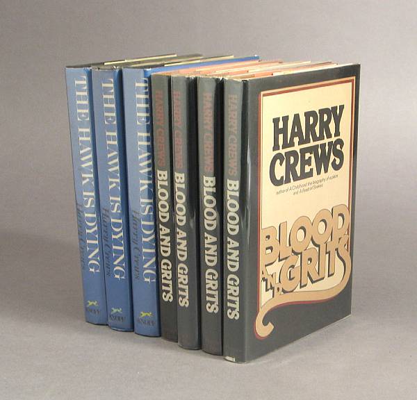 Appraisal: CREWS HARRY Approximately books with multiple copies of individual titles