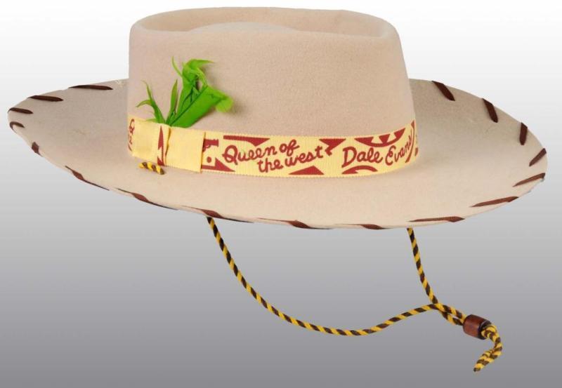 Appraisal: Dale Evans Queen of the West Felt Hat Description s