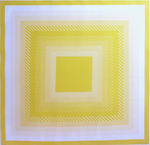 Appraisal: Op Art in Anuszkiewicz's signature style Artist Anuszkiewicz Richard Joseph