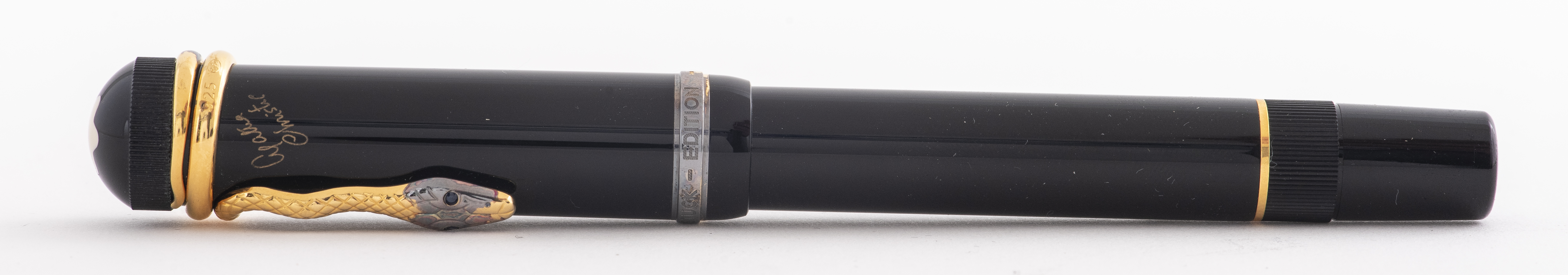 Appraisal: MONTBLANC 'AGATHA CHRISTIE' SILVER FOUNTAIN PEN Montblanc Meisterstuck 'Agatha Christie'