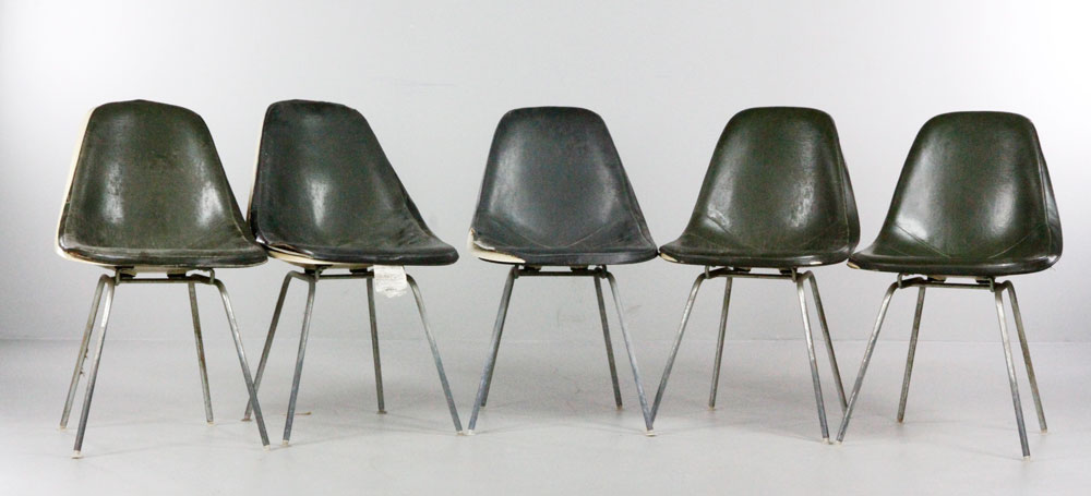 Appraisal: - Eames for Herman Miller Chairs Set of five Ray