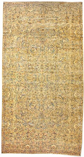 Appraisal: A Kerman carpet South Central Persia size approximately ft in