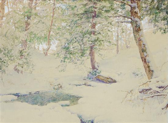 Appraisal: WALTER LAUNT PALMER American - Ravine at Arkville New York