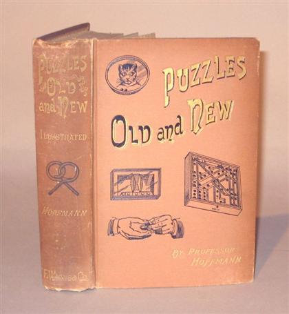 Appraisal: vol Hoffmann Professor Puzzles Old and New London F Warne