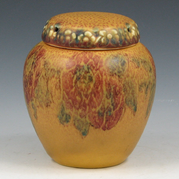 Appraisal: Rookwood Lidded Potpourri Jar by Barrett Rookwood lidded inner and